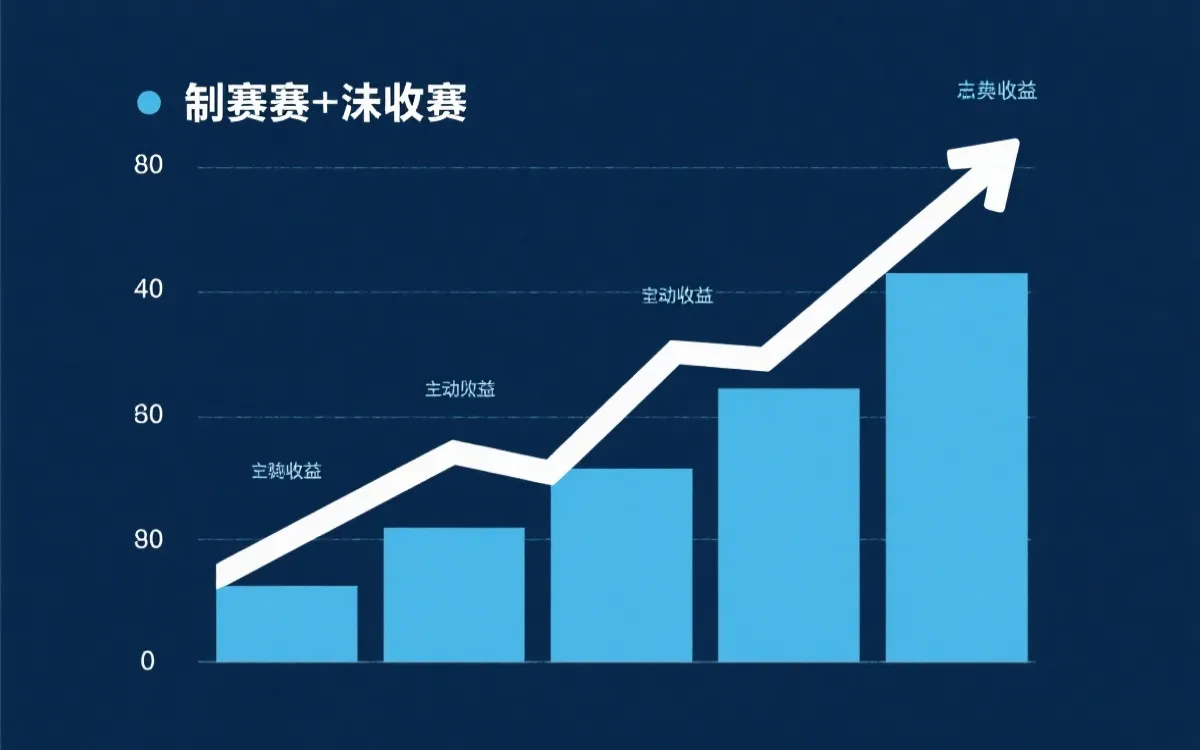 梦幻足球淘汰赛到决赛阶段的风险与收益曲线示意