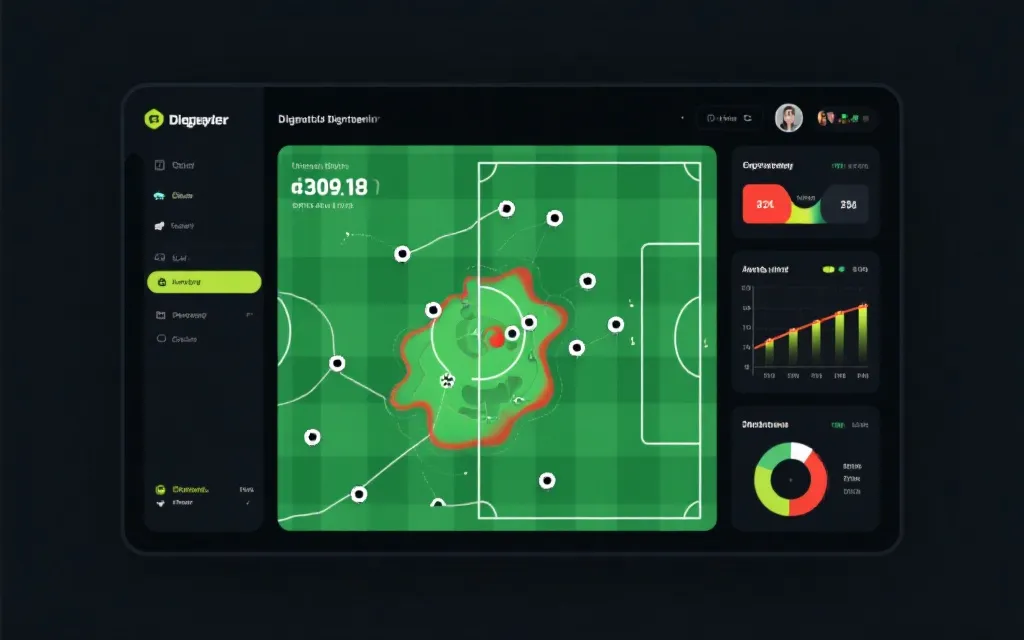 足球比赛数据可视化：热区图、射门分布与时间线的页面布局